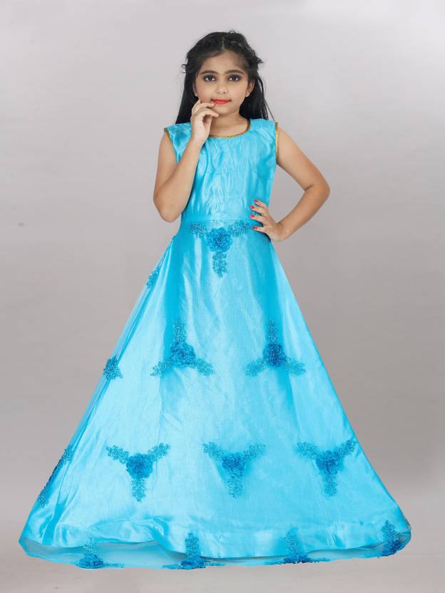 Apnisha Girls Maxi/Full Length Party Dress