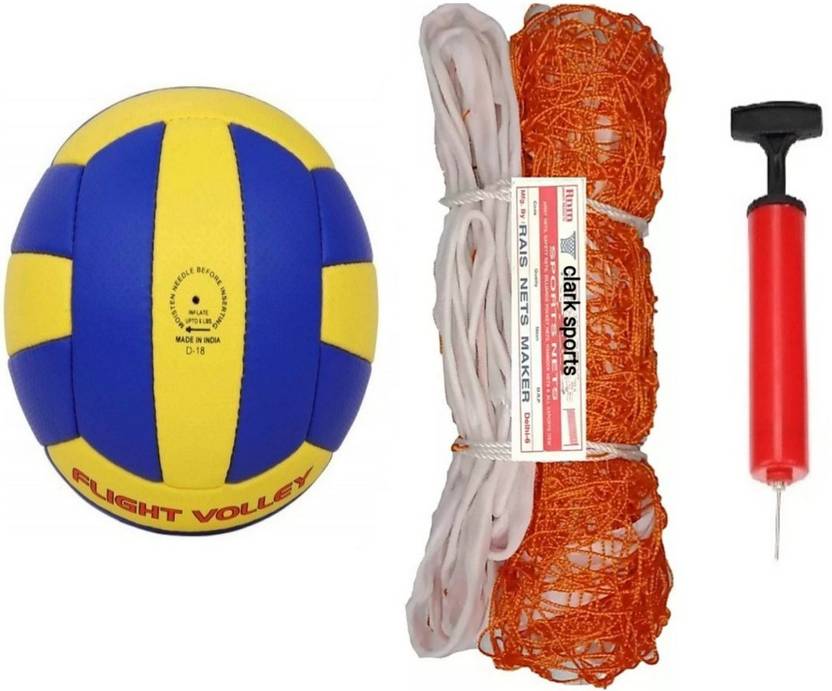 clark 4354 classic volleyball with net combo Volleyball Kit Buy clark