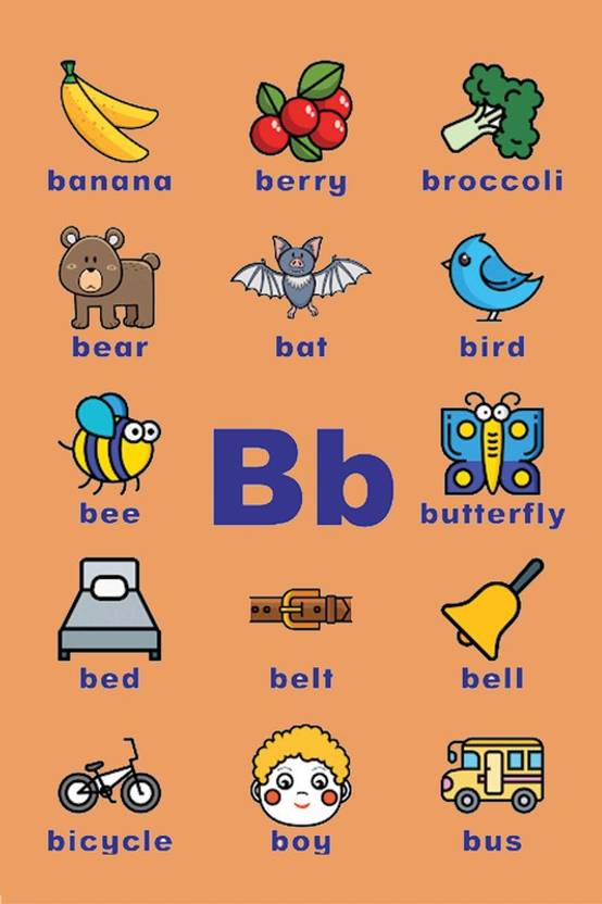 Educational PosterProfessionsEarly Learning Poster for KidsWall