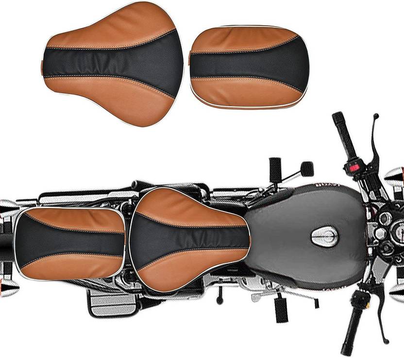 ANK SCN18 Single Bike Seat Cover For Royal Enfield Classic 500