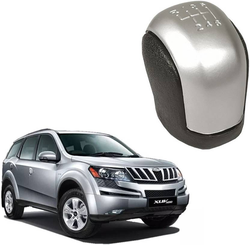 Qelec Knob for Mahindra XUV 500 (Black,Silver) Gear Knob Price in India