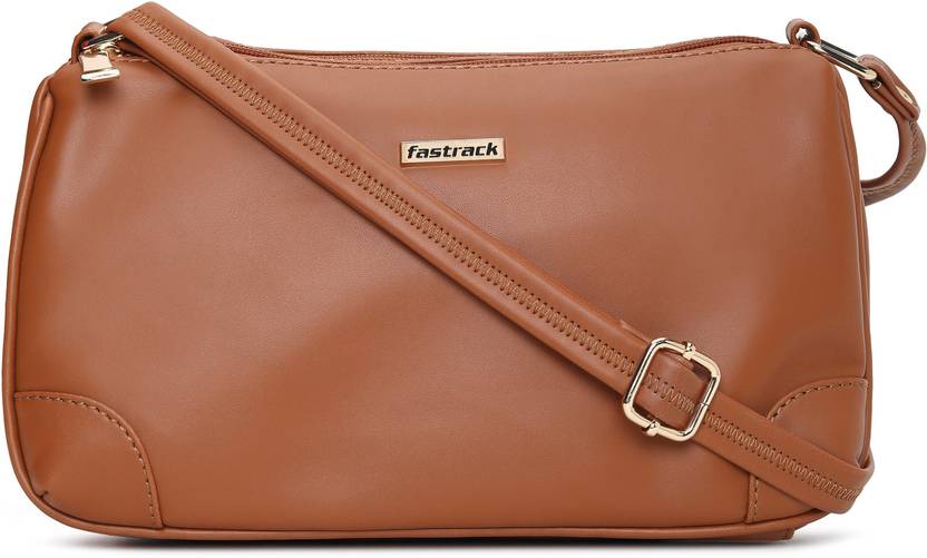 Fastrack Tan Sling Bag Sling Bag for Girls Tan Price in India