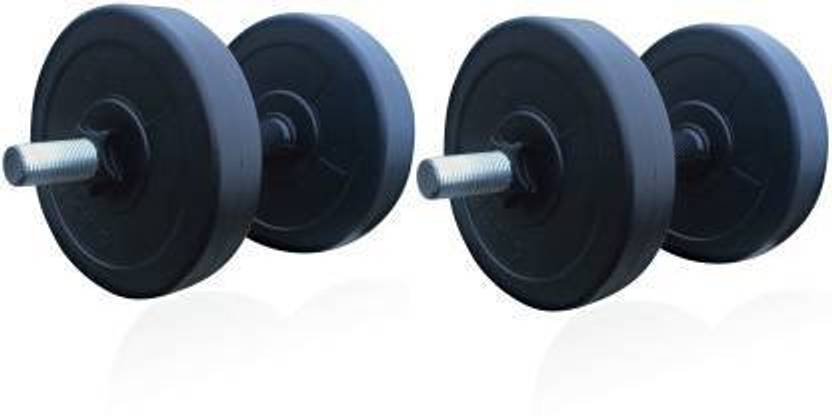 BMS Sports 10 Kg PVC Dumbell Set Combo From Home Exercise Adjustable Dumbbell (10 kg) Adjustable Dumbbell