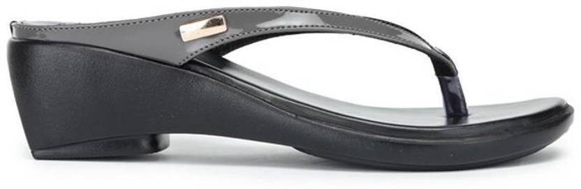 Women Grey Wedges Sandal