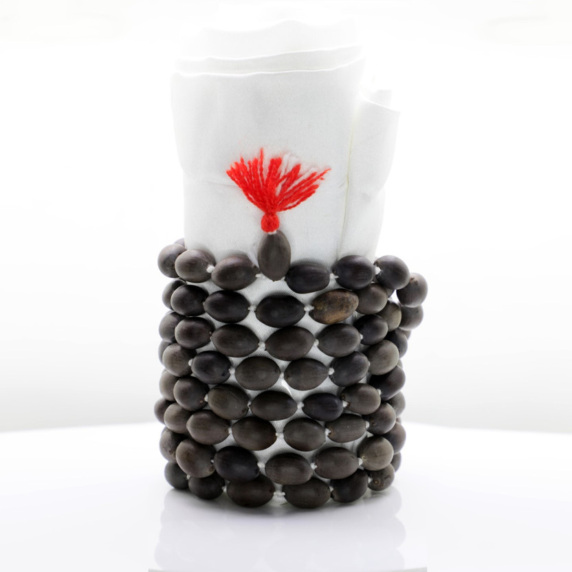 Set 4 Mala Da Preghiera Naisha - Tulsi, Loto, Vaijanti, Agata, 108 Perline Per Meditazione - Foto 11