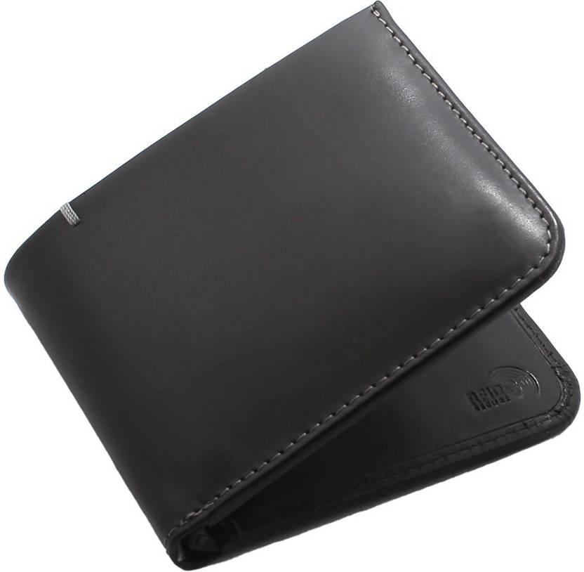 Boys Trendy, Formal, Casual Black Genuine Leather RFID  Wallet - Mini  (8 Card Slots)