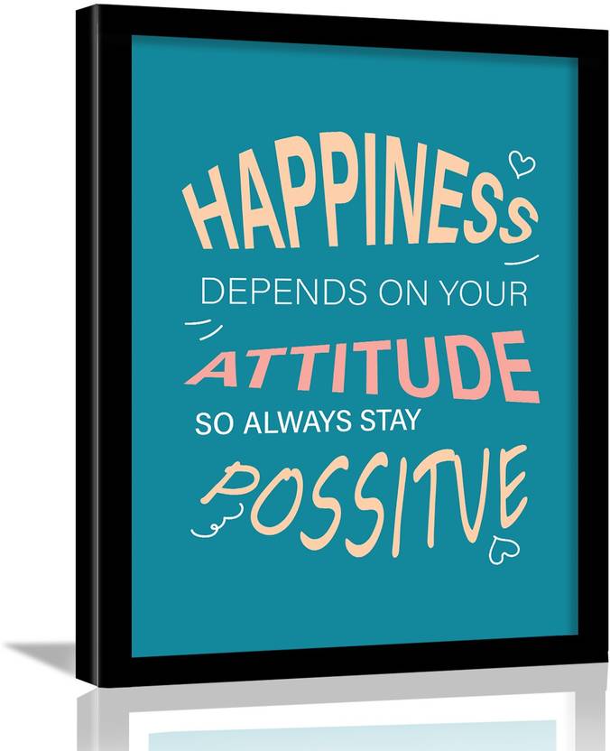 Stay Positive Motivational Quotes Wall Poster for Room Inspirational