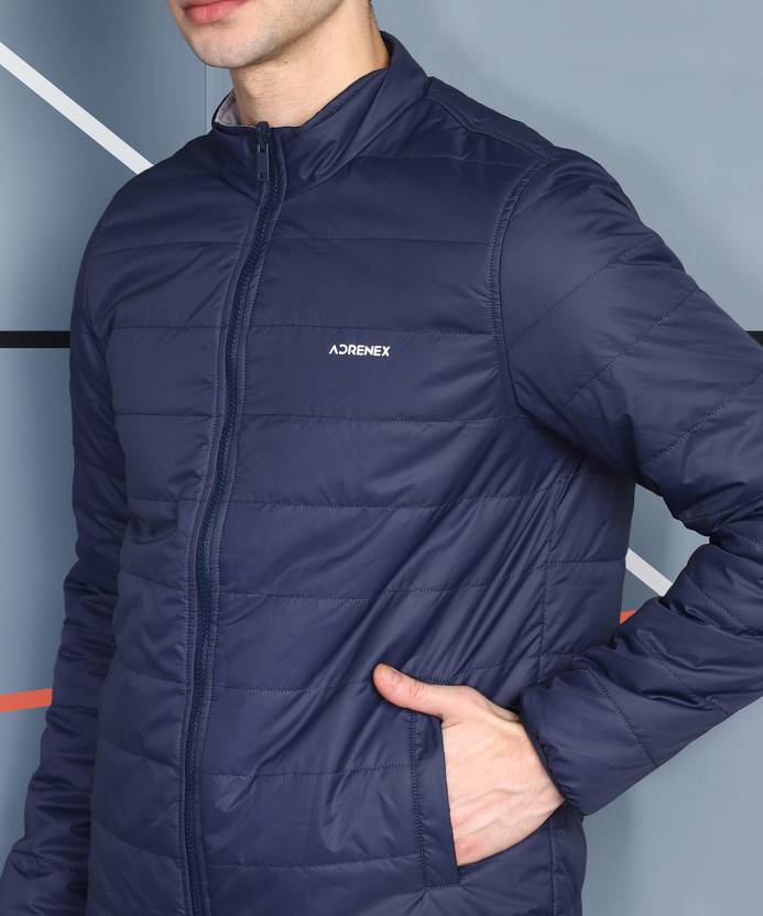 Adrenex Full Sleeve Solid Men Jacket