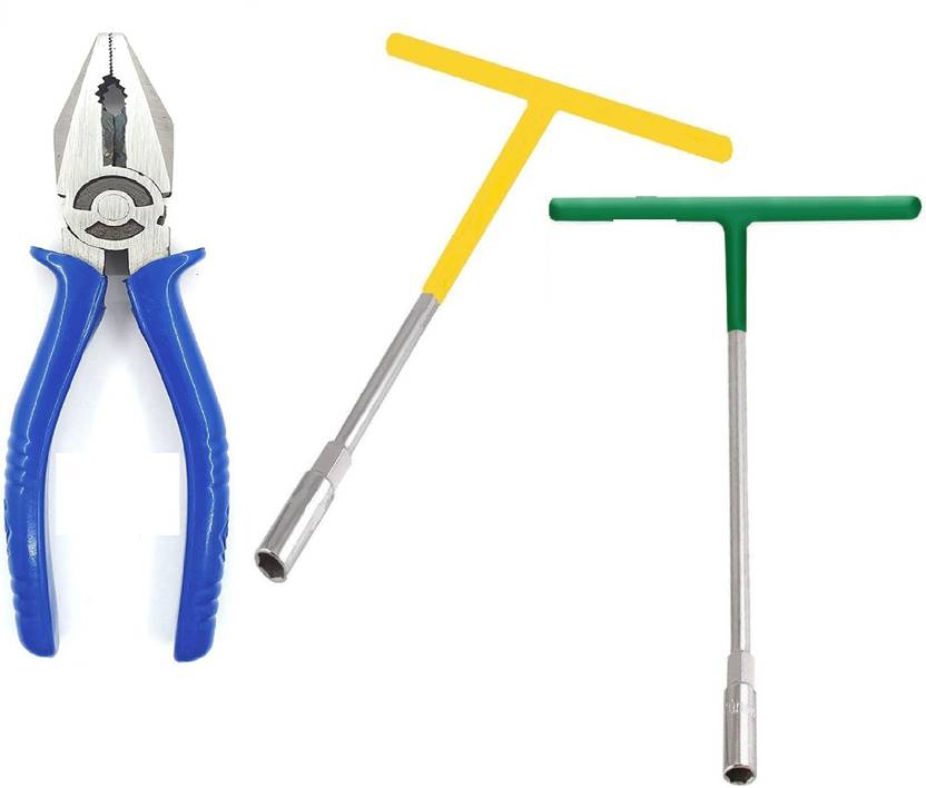 Kunfaya 8 MM & 12MM TType Handle Socket Wrench Deep Reach Nut Driver