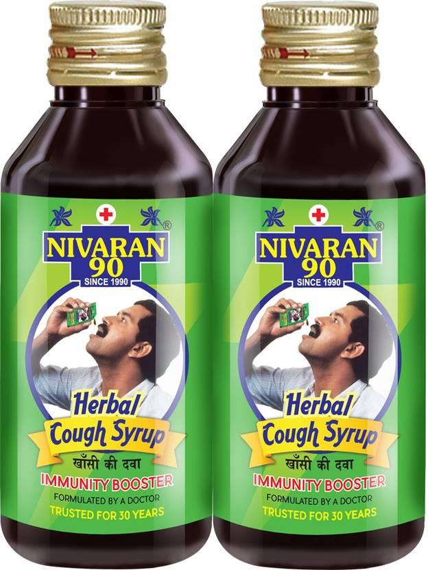 Nivaran 90 Herbal Cough Syrup Bottle Combo Pack of 2, 200ml Price in India Buy Nivaran 90
