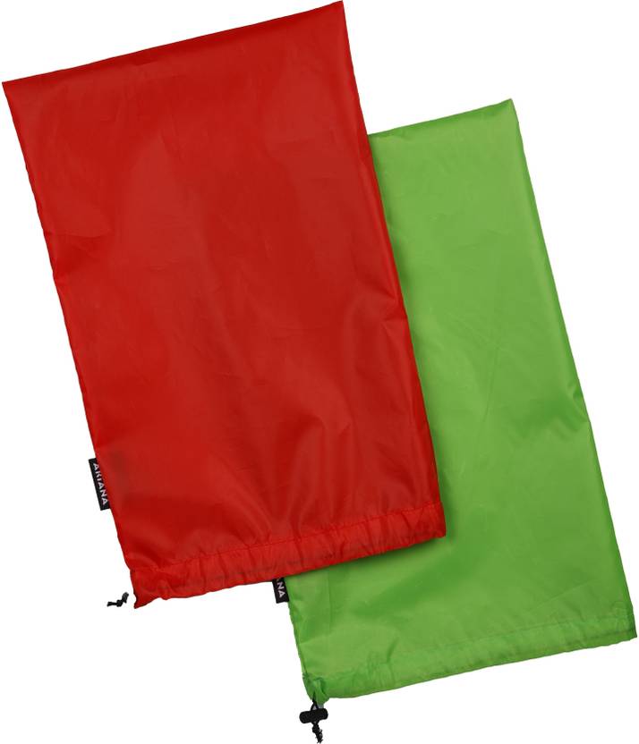 Ariana SHOE COVER-PK2-RD- Nylon RED-GREEN Boots Shoe Cover