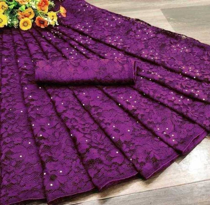 BRAHMANI TEXTILE Woven Bollywood Net Saree