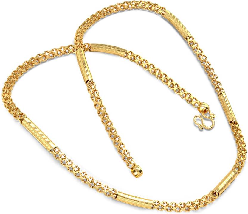 Joyalukkas 22kt Yellow Gold Chain Long and Short Chain Yellow Gold