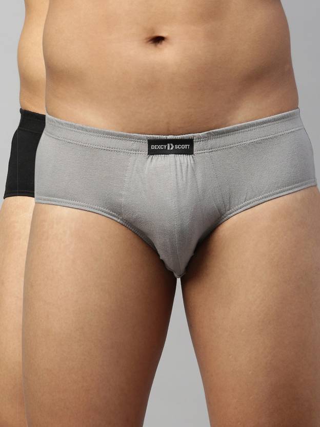 [Size M] Dixcy Scott Maximus Pack of 2 Solid Men Brief