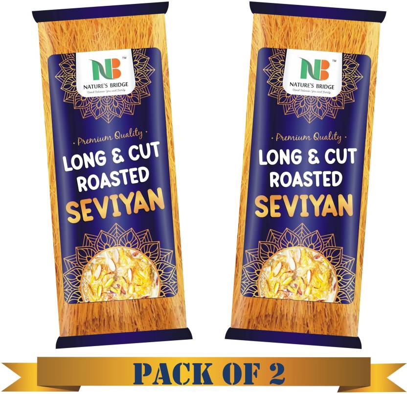 Natures Bridge Roasted Seviyan 450 Gm X 2 Natural Semiya Sevaiya