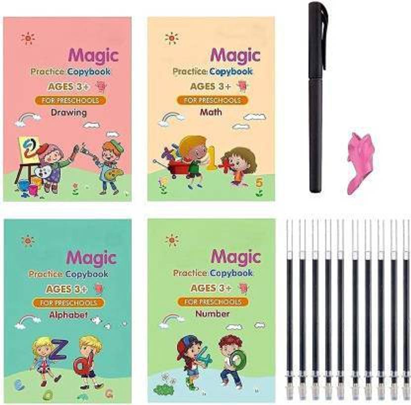 My Machine Magic Groove Practice Copybook (4 BOOKS + 10 REFILL