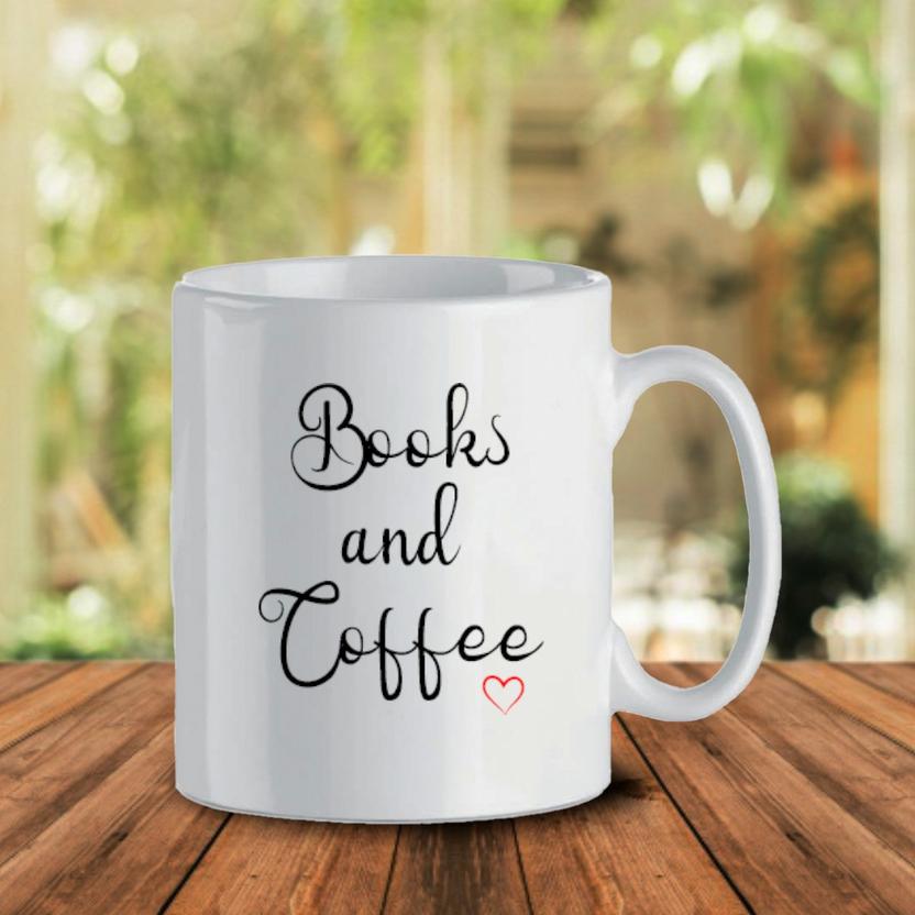 ZORI Premium Quality Books And Coffee Quote Printed