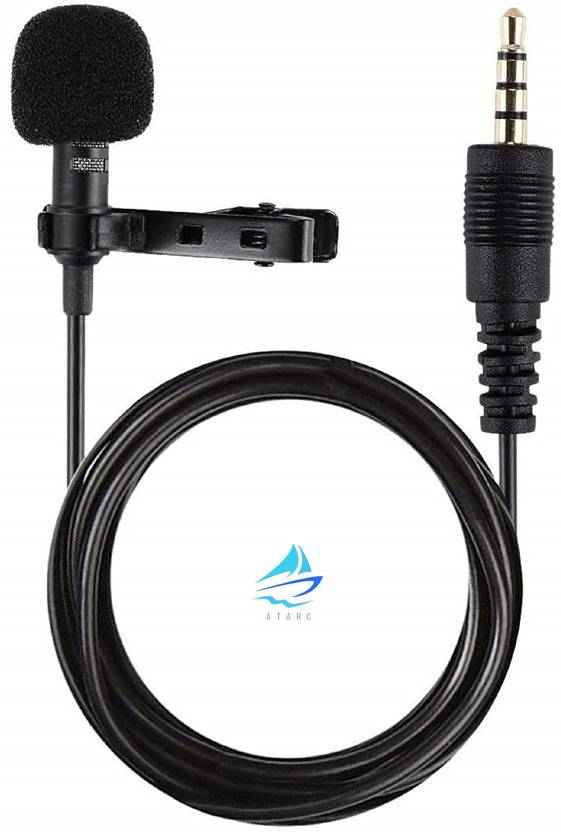 ATARC Collar Microphone for Recording YouTube/Instagram/Live Streaming for iPhone/Android L4 Microphone