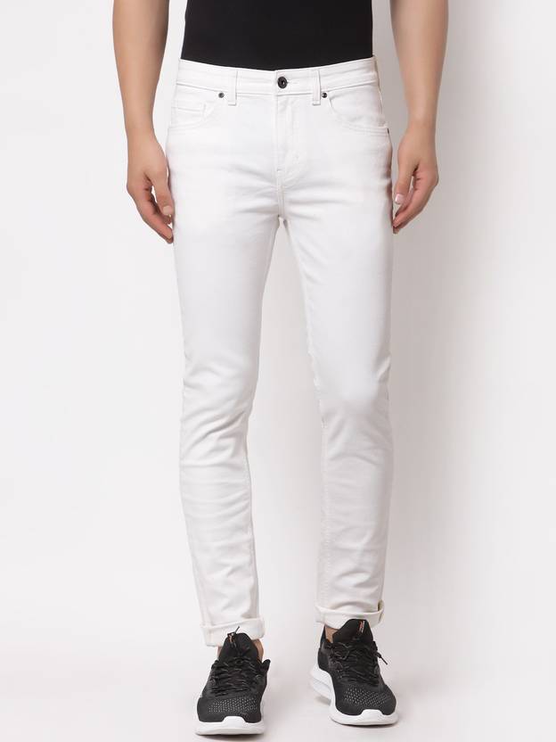 RED TAPE Skinny Men White Jeans Buy RED TAPE Skinny Men White Jeans