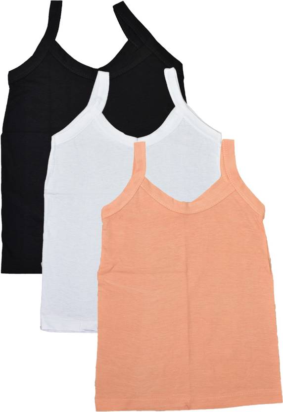 [Size 14 – 15 Years] NTH Camisole For Girls  (Multicolor, Pack of 3)