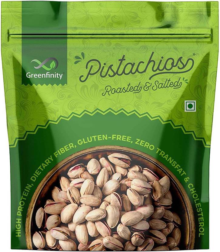 Greenfinity Fresh Whole Roasted Salted Pistachios 100g Pistachios