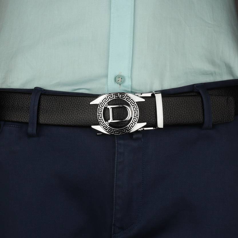 Men Formal, Party, Evening, Casual Black Artificial Leather, Texas Leatherite Belt