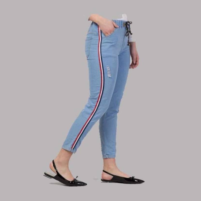 Women Slim Mid Rise Blue Jeans  (Pack of 2)
