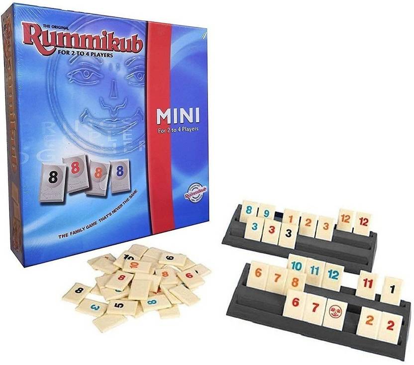 KNAFS Board game of Rummikub Experience Numbers Mini Game,Its 106 Tiles