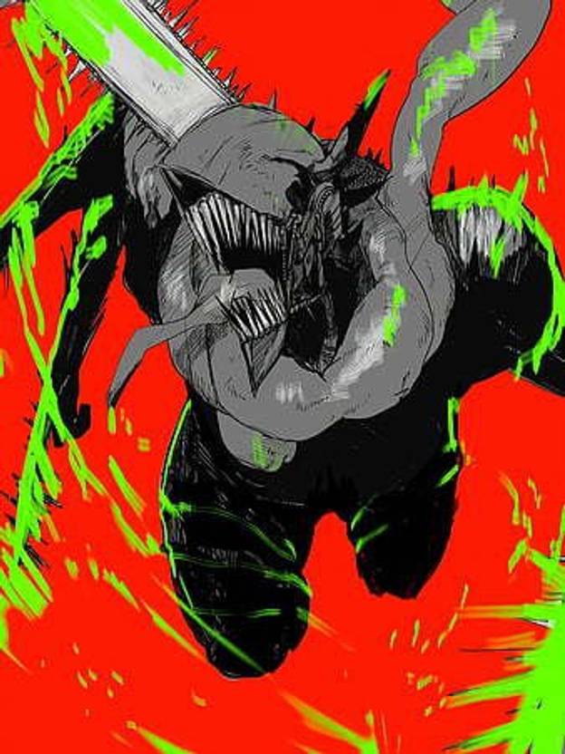 Chainsaw Man Anime Chainsawman Denji Manga Matte Finish Poster Paper
