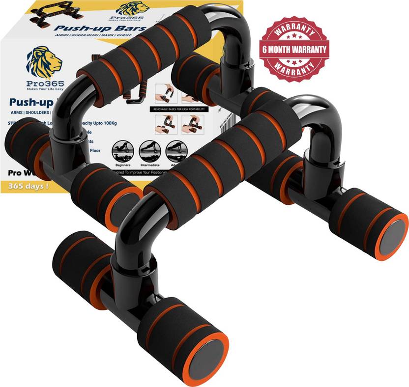 PRO365 Highdensity PVC & PP Push Up Bar Stand For Home Exercise Dips