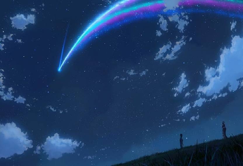 6QzTnxCt kimi no na wa makoto shinkai starry night comet wallpaper ...