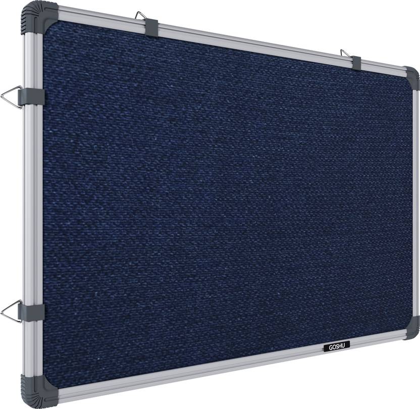 GOSHU 1.5 feet x2 feet Notice Board / Pin Up Display Board for Office