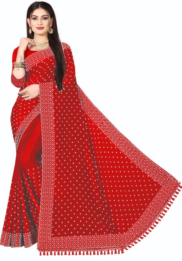 vishnu laxmi creation Self Design Chanderi Art Silk Saree