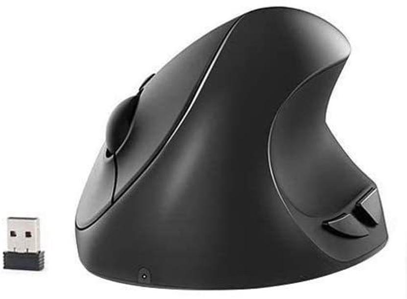 Microware Rechargeable Ergonomic Mouse, 2.4G Ergonomic