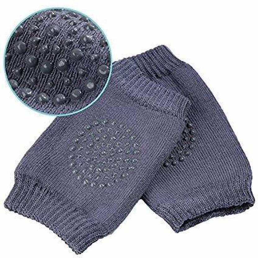 Modinity Creative Baby Anti Slip Knee Pads for Crawling,Unisex Clothing Accessories Toddler Leg Warmer Safety Protective Cover Toddlers Learn to Socks Children Short Knee-Pads Set of Baby Knee Pads (Anti Sleep Design) Grey Baby Knee Pads