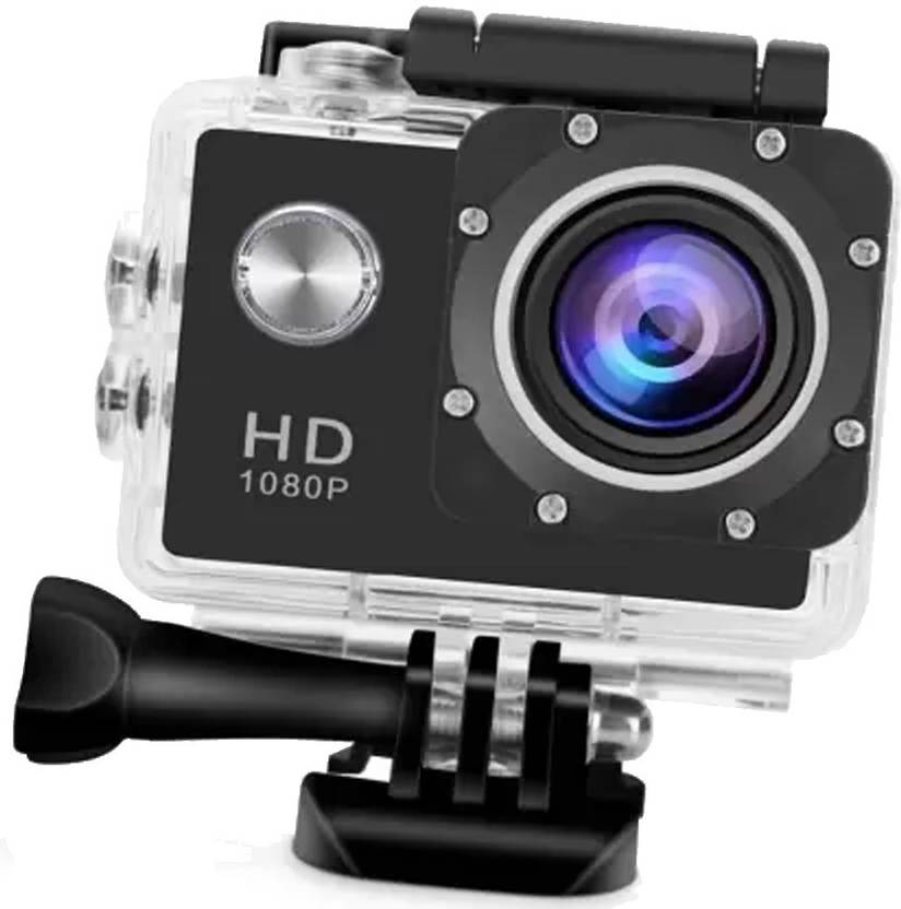 Sports Cam 1080P Full HD Inch Screen Waterproof 30M Action