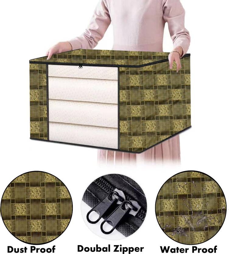 AAVYA UNIQUE FASHION 63 B-kit (W21H8D14) Cover for Single Blanket Bag Cover/Saree Bag/Household Storage Bag Cover 63 B-kit (W21H8D14)