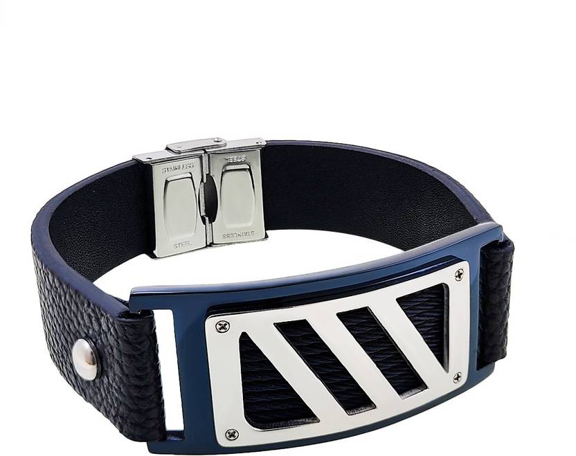 Leather Silver Bracelet