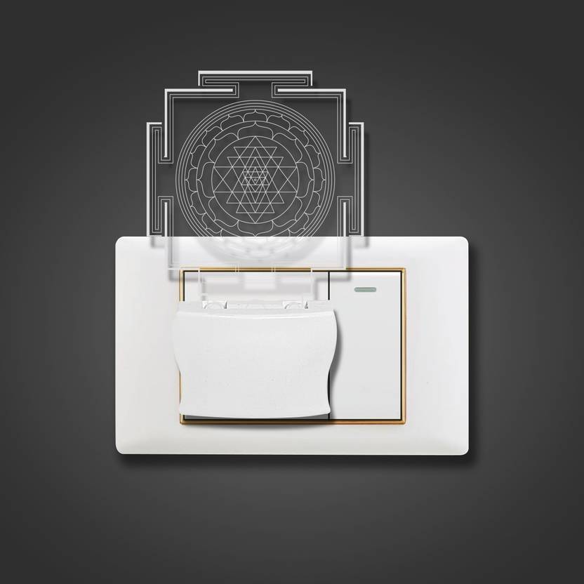 Yami 3D Creative Indian Vastu Art Design For Home & Temple Decoration 3D Illusion Night Lamp