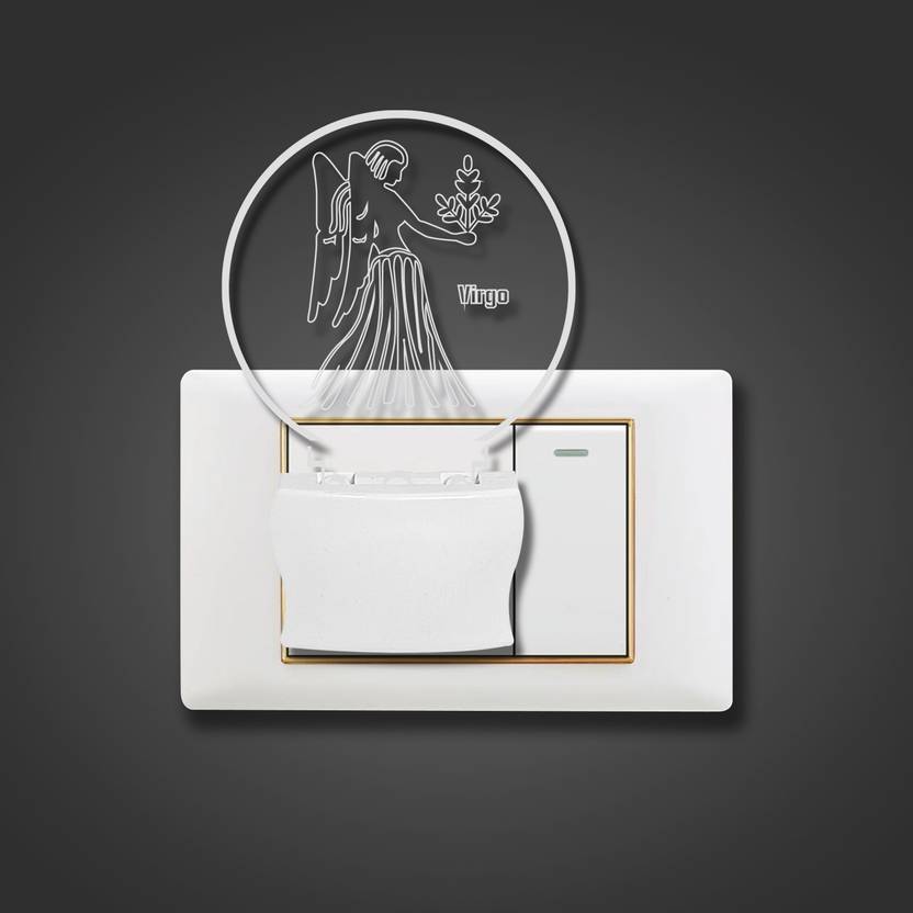 Yami 3D Creative Zodiac Virgo (Kanya-Rashi) Design For Home Decoration 3D Illusion Night Lamp