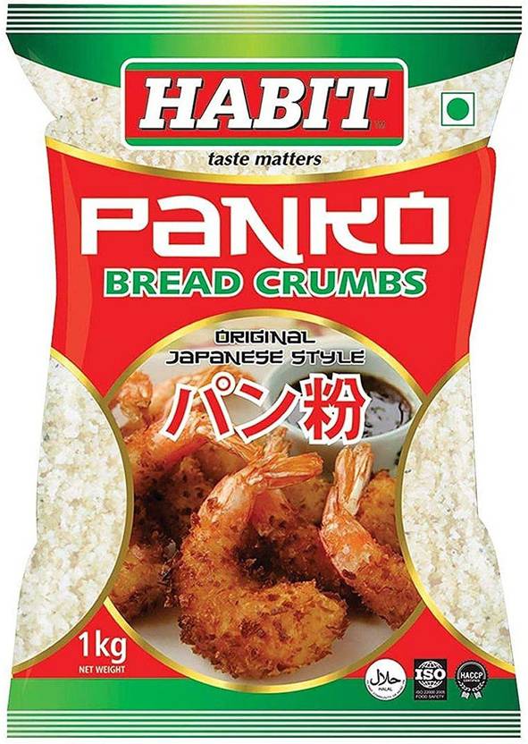 HABIT Panko Bread Crumbs Original Imported 1kgs ( HALAL ) 1 kg Price in