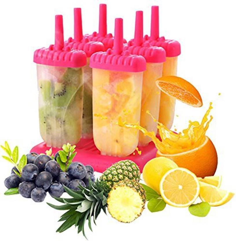 KARP Popsicle Frozen Ice Cream Moulds Tray Kulfi Candy Ice Lolly Mold