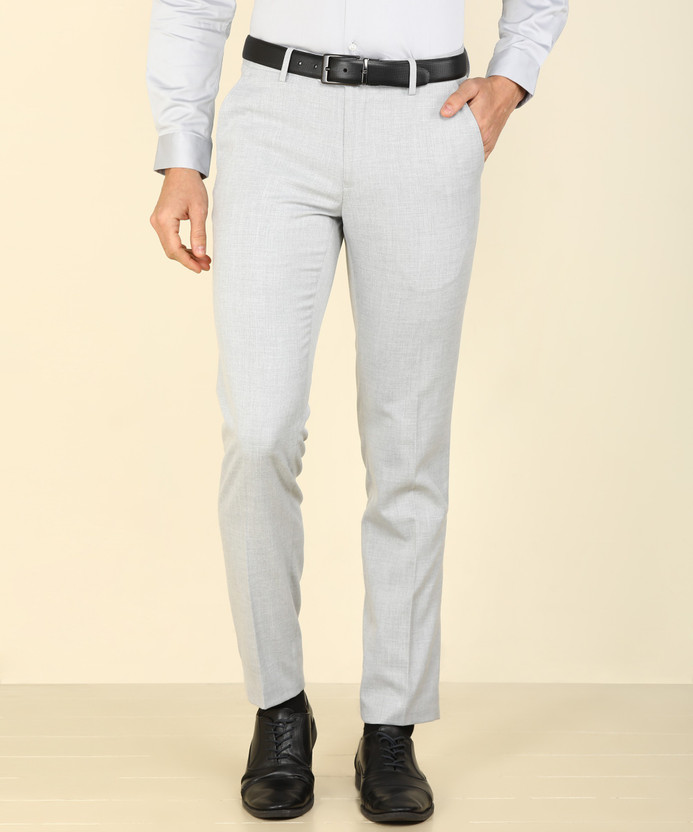 PETER ENGLAND Slim Fit Men Grey 