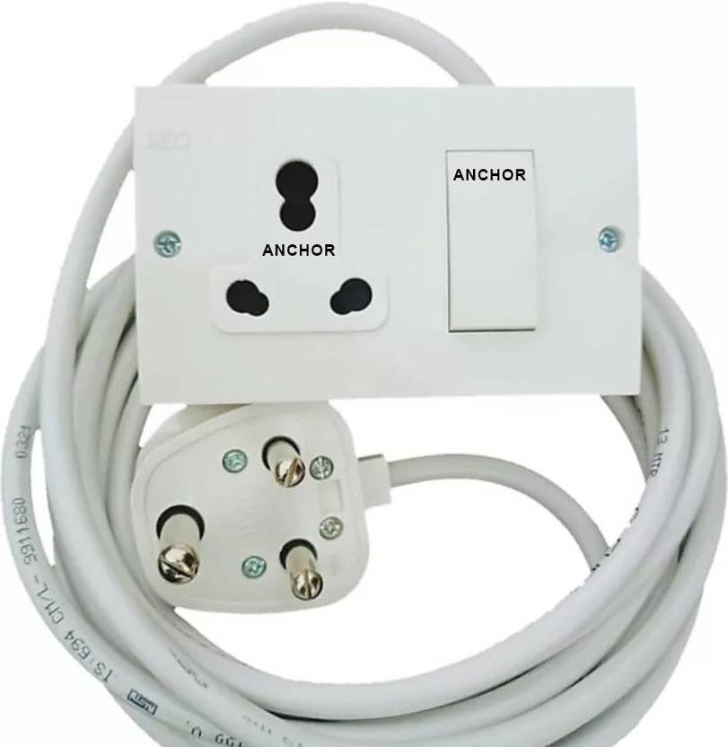 BAHUL latest Anchor / REO (Havells) board with 10 meter long wire 4