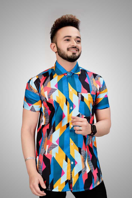 Prince Designer Men Color Block Casual 
