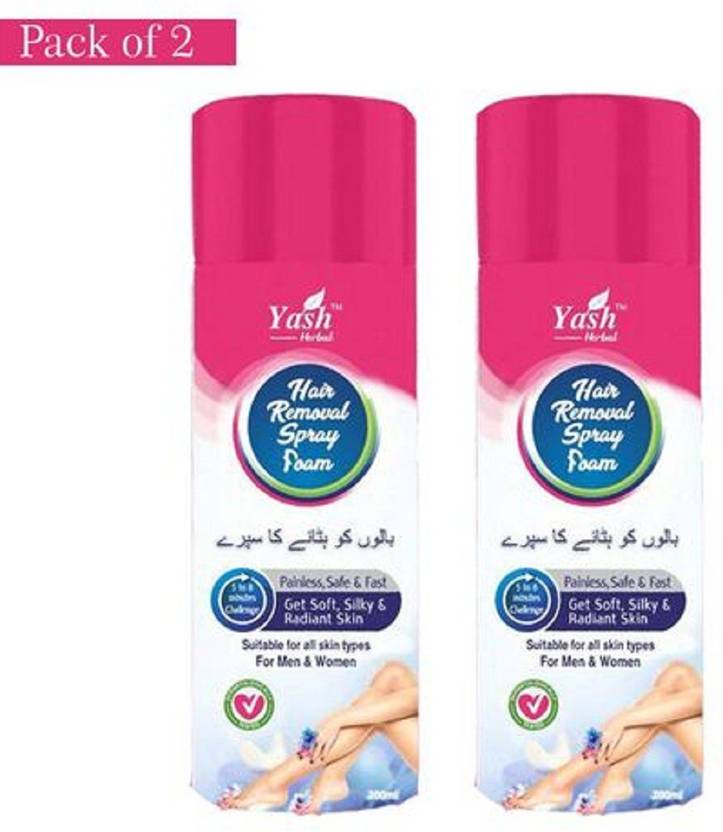 aryashri hair removal foam sparay for silky,smooth,shiny skin pack of 2 Spray Price in India