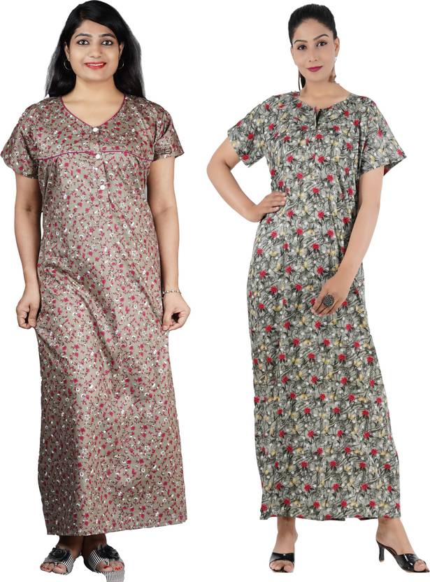 INDIAN CRAFT CASTLE Women Maternity/Nursing Nighty Buy INDIAN CRAFT