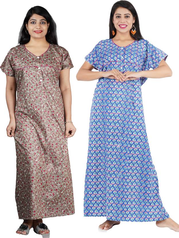 INDIAN CRAFT CASTLE Women Maternity/Nursing Nighty Buy INDIAN CRAFT