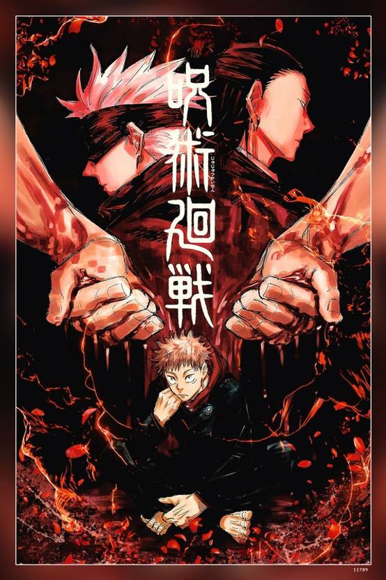 Jujutsu Kaisen Maldiciones Juuji Manga Gojo Anime Itadori Sukuna Matte Finish Poster Paper Print