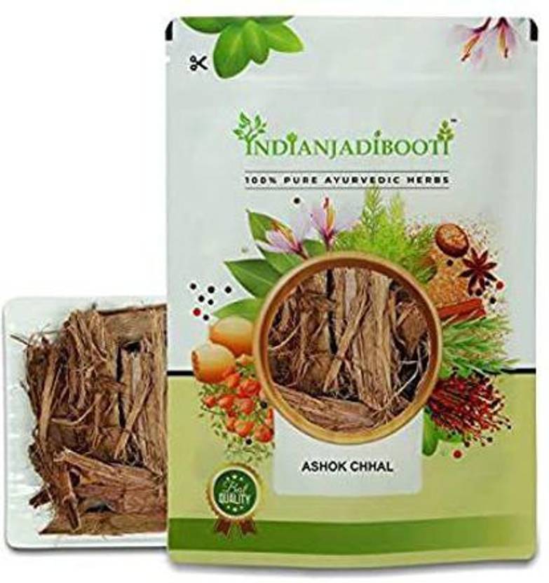 IndianJadiBooti Pure Ashok Chaal Saraca Ashoka Bark, 250 Grams Pack